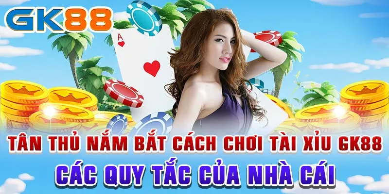 Tân thủ nắm bắt cách chơi tài xỉu GK88 - các quy tắc của nhà cái